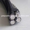 Low Voltage LV Quadruplex Cable Overhead Insulated Cable Aerial Bundled Cable ABC Cable Twisted Cable AWG 4 Hackney